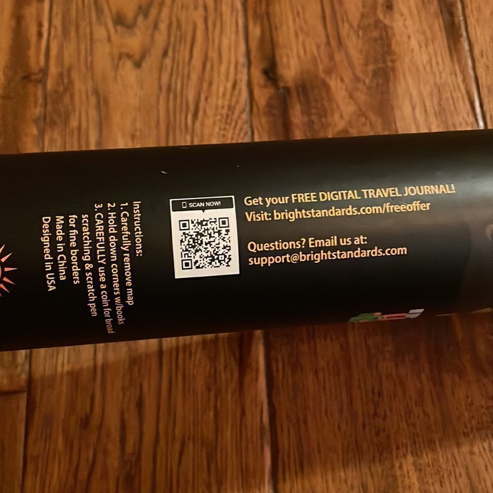 NWT never opened Travel Scratch Map - Picture 6 of 9